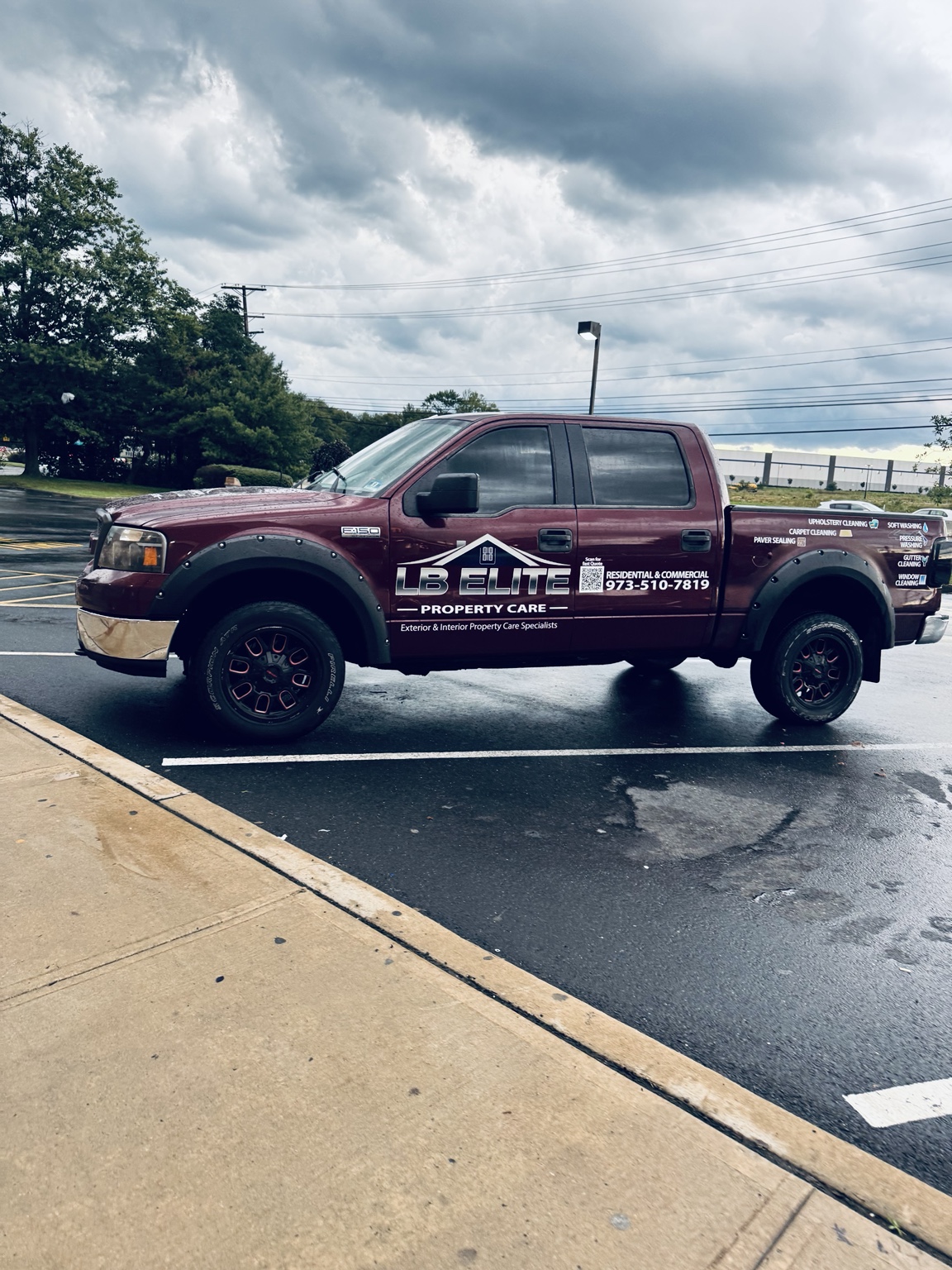 LB Elite Property Care truck